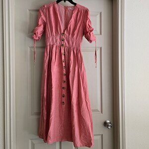 Pink Lulu's Dress with Retro Buttons